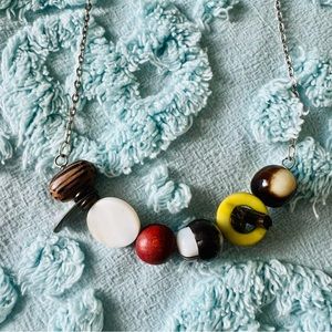 Organic Mod Beaded interchangeable necklace